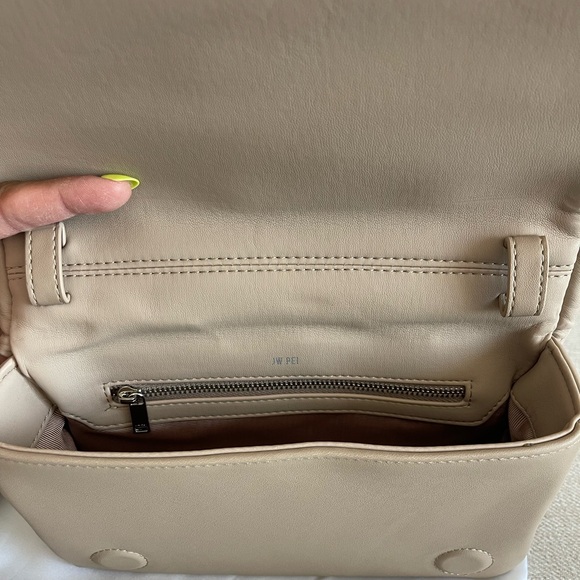 JW PEI Maze Leather Crossbody Bag in Almond - Picture 7 of 10